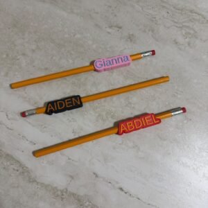 Nombres personalizados en 3D